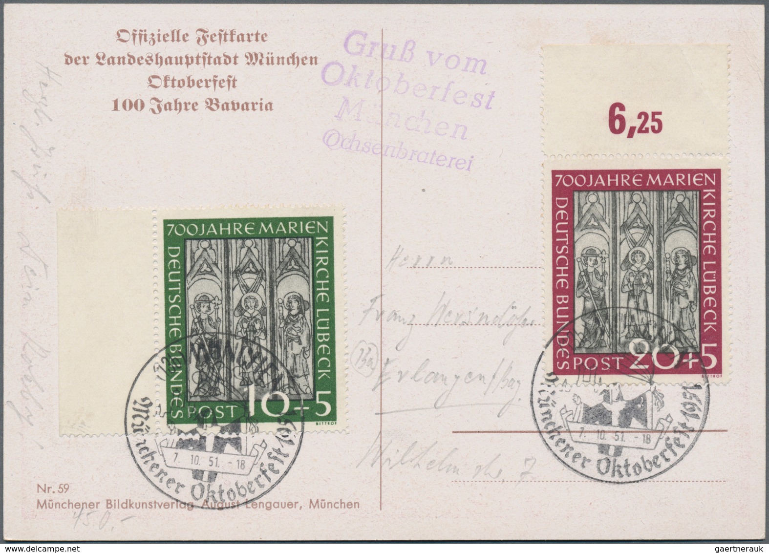 Deutschland Nach 1945: 1945/1970 (ca.), Rd. 560 Belege Mit Etwas Zonen, Bundesrepublik (hier Gute Fr - Colecciones