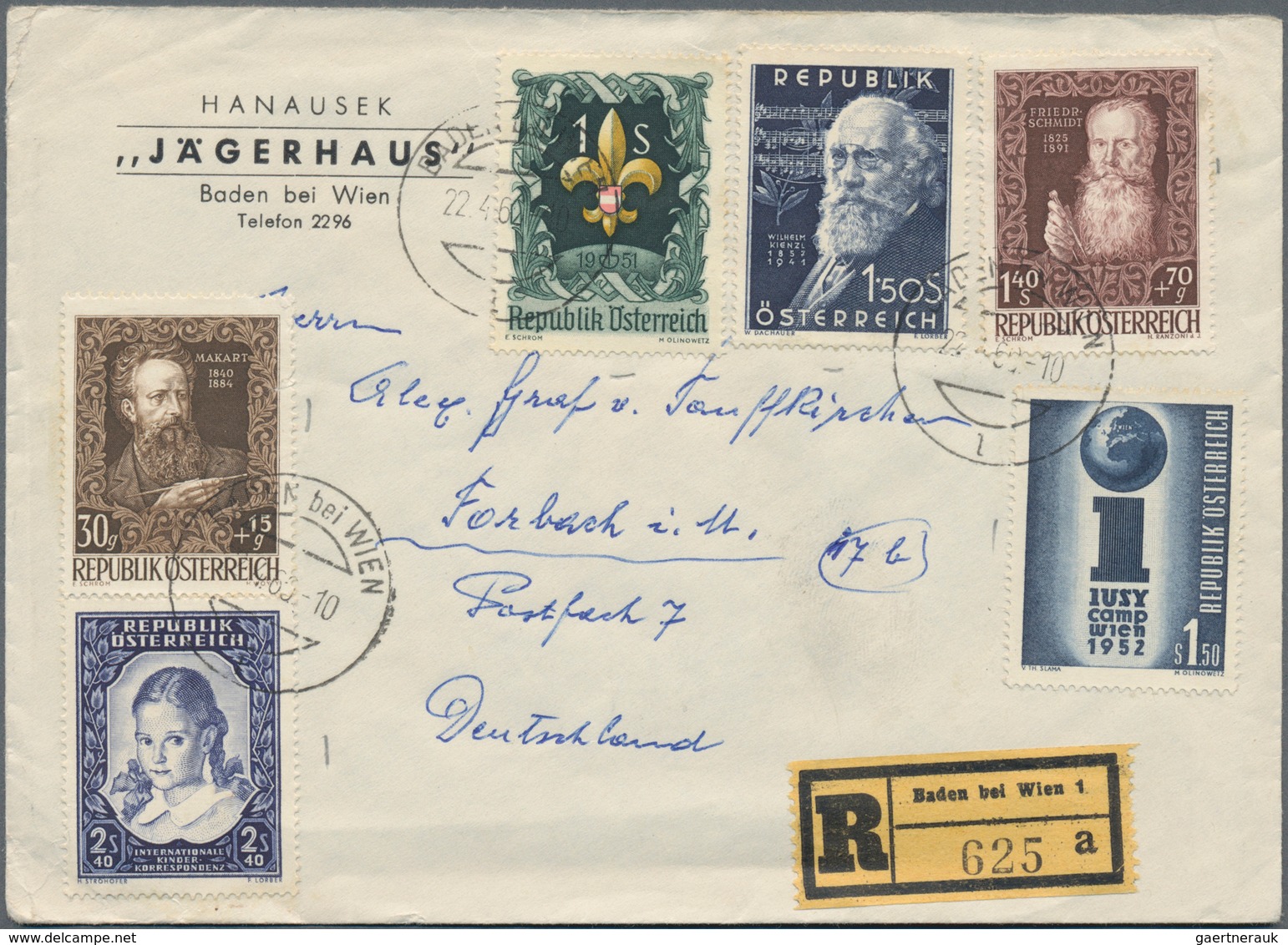 Deutschland Nach 1945: 1946/1962, Partie Von Ca. 90 Belegen (incl. Ein Wenig Österreich), Unterschie - Colecciones
