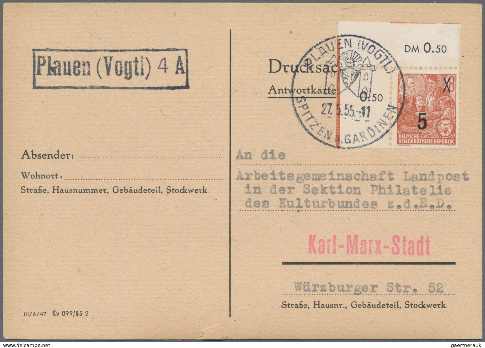Deutschland Nach 1945: 1946/1967, Partie Von Ca. 105 Briefen Und Karten Mit Den Verschiedenen Besatz - Colecciones