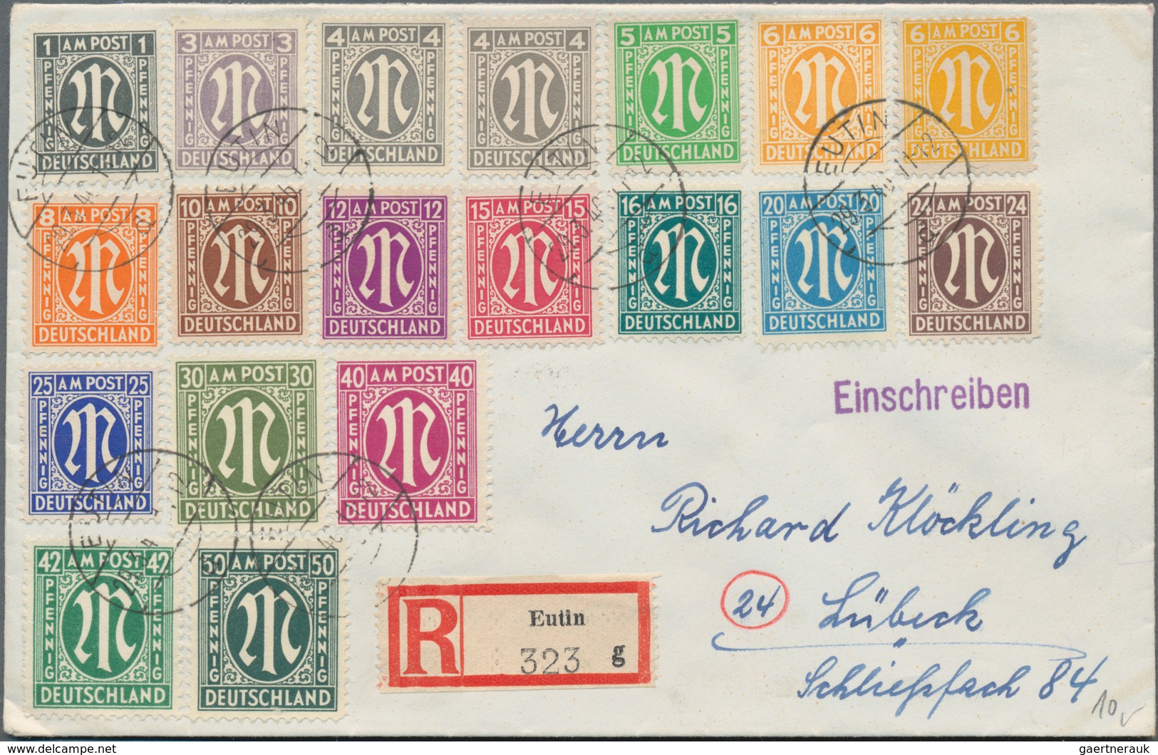 Deutschland Nach 1945: 1946/1990 (ca.), Reichhaltiger Bestand Von Geschätzt 2-3000 Belegen Ab Etwas - Colecciones