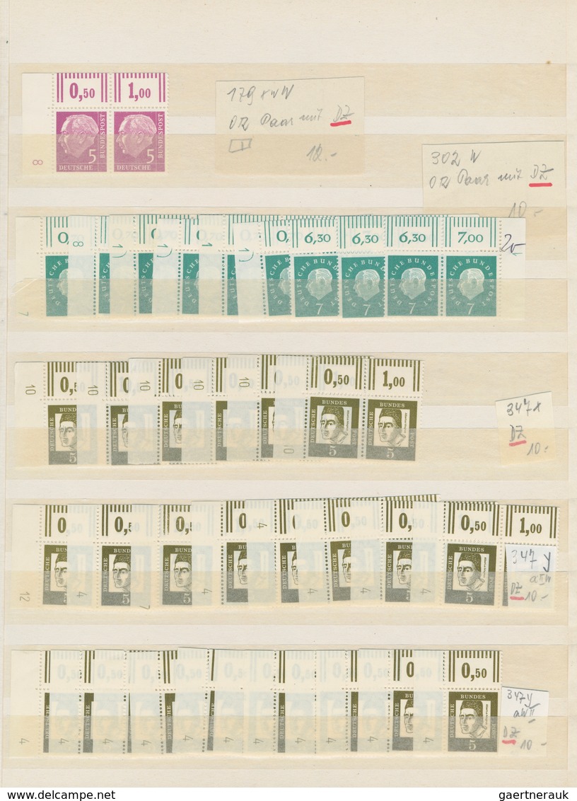 Deutschland Nach 1945: 1955/2001, Meist Postfrische Spezialpartie Mit Schwerpunkt Bei Den Markenheft - Sammlungen
