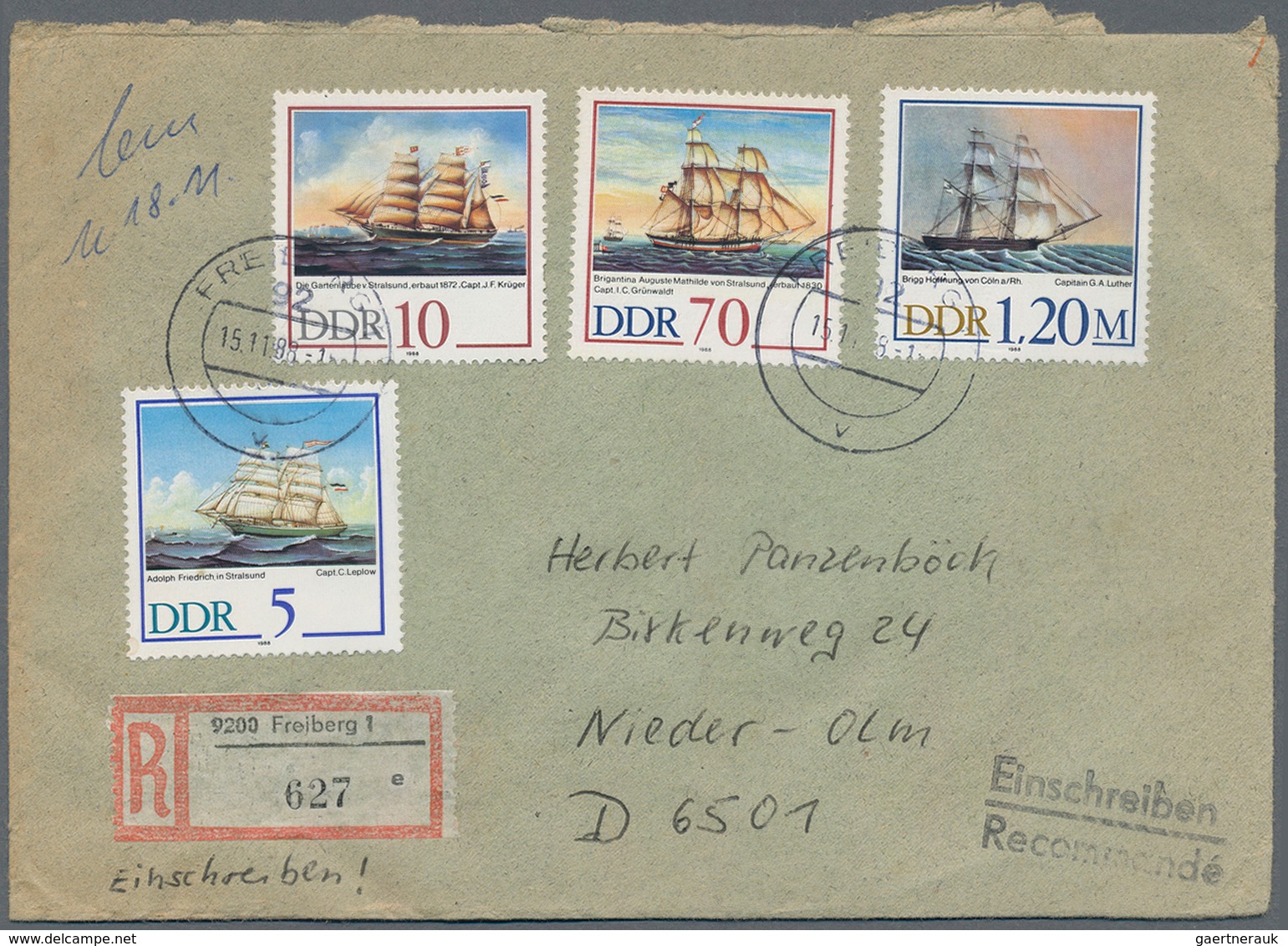 Deutschland Nach 1945: 1965/2005 (ca.), Bestand Von Ca. 1.000 Meist Modernen Bedarfsbriefen Bund/Ber - Colecciones