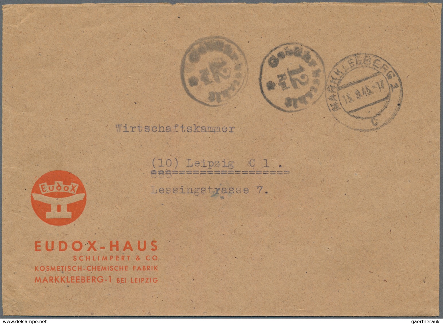 Alliierte Besetzung - Gebühr Bezahlt: 1945/1950 Ca., Reichhaltiger Posten Mit Ca.250 Belegen, Dabei - Other & Unclassified