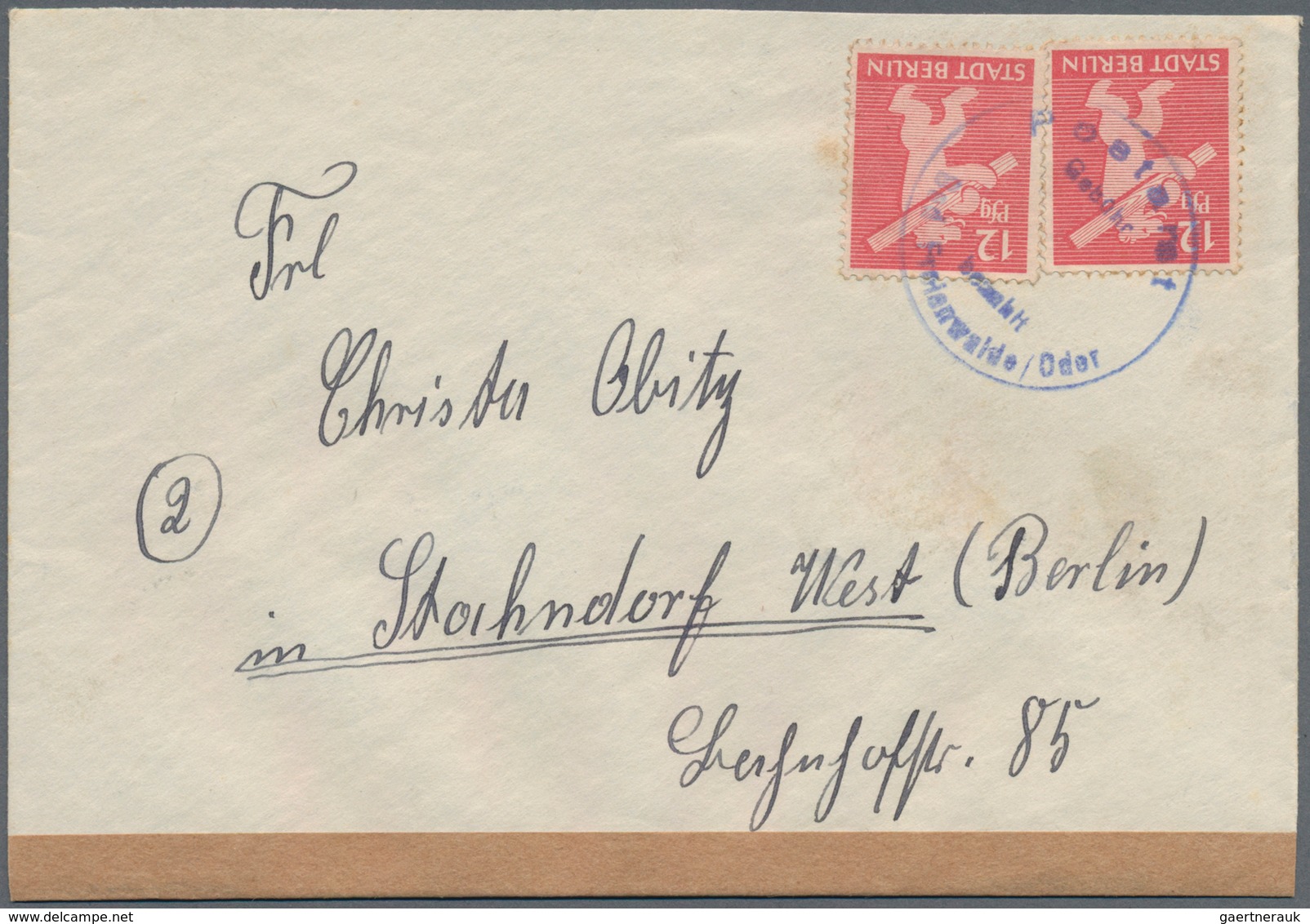 Alliierte Besetzung - Notstempel: Sowjetische Zone: 1945/1948, Gehaltvoller Sammlungsbestand Mit Ca. - Andere & Zonder Classificatie