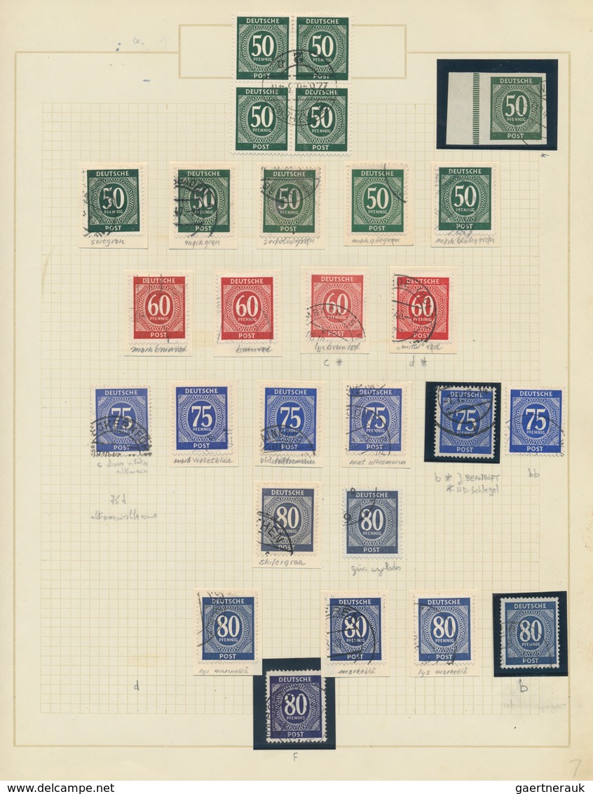 Alliierte Besetzung - Gemeinschaftsausgaben: 1945/48, Spezialsammlung Gestempelt Mit Großem Gewicht - Sonstige & Ohne Zuordnung