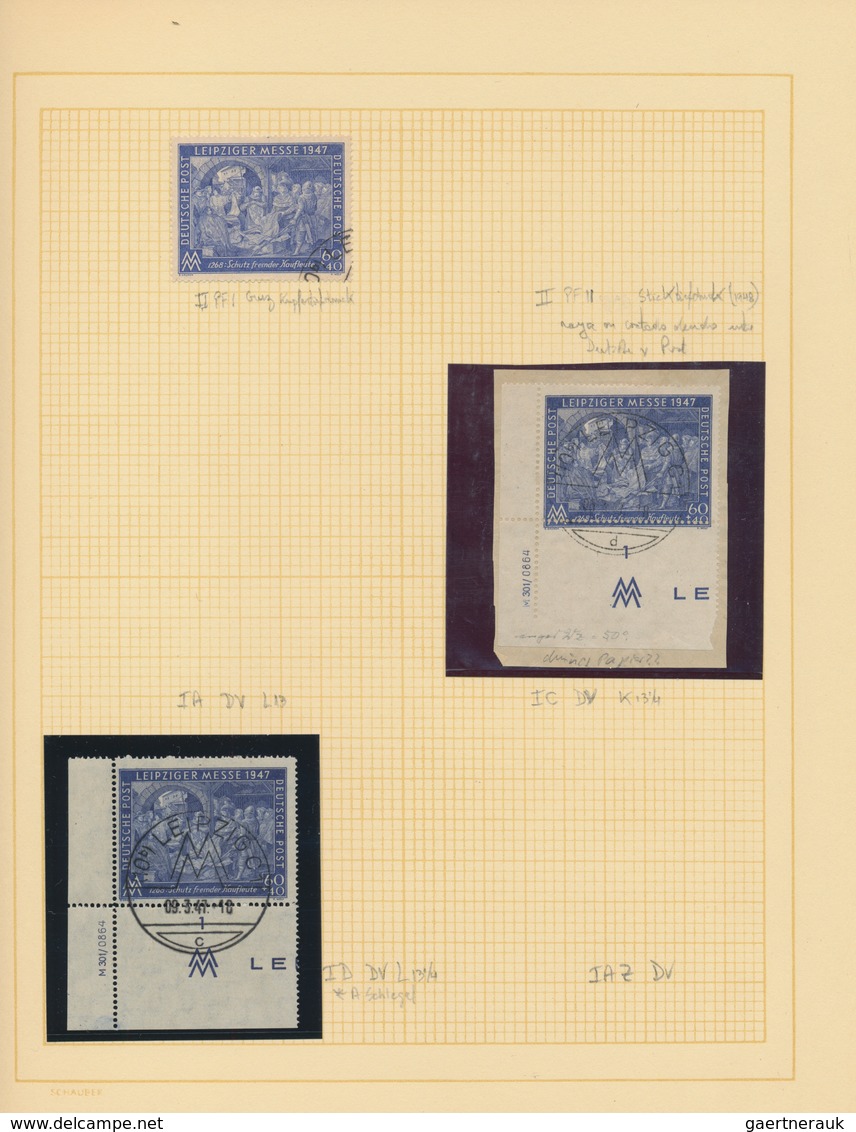 Alliierte Besetzung - Gemeinschaftsausgaben: 1945/48, Spezialsammlung gestempelt mit großem Gewicht