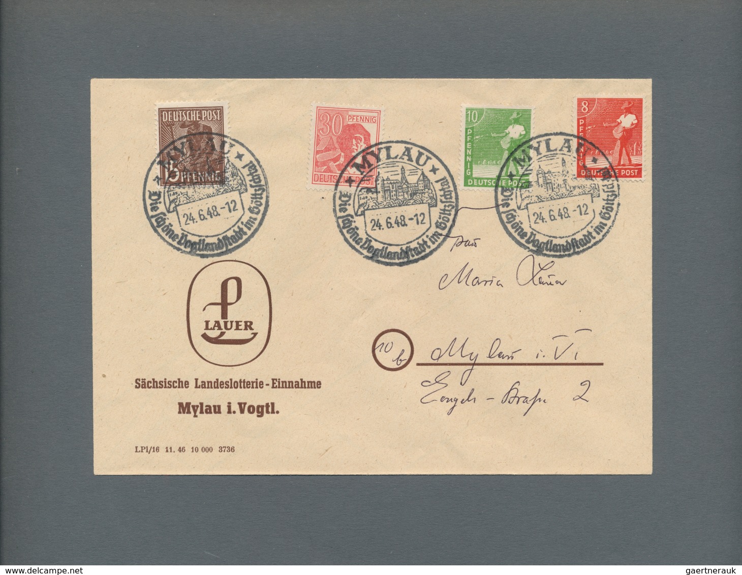 Alliierte Besetzung - Gemeinschaftsausgaben: 1946 - 1947, Sammlung Von über 50 Briefen Mit Interessa - Sonstige & Ohne Zuordnung
