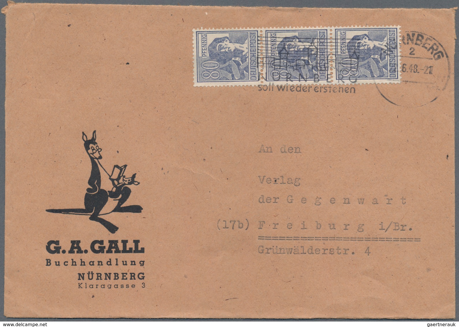 Alliierte Besetzung - Gemeinschaftsausgaben: 1948, ZEHNFACH-Frankaturen, Posten Mit Ca.80 Belegen, D - Andere & Zonder Classificatie