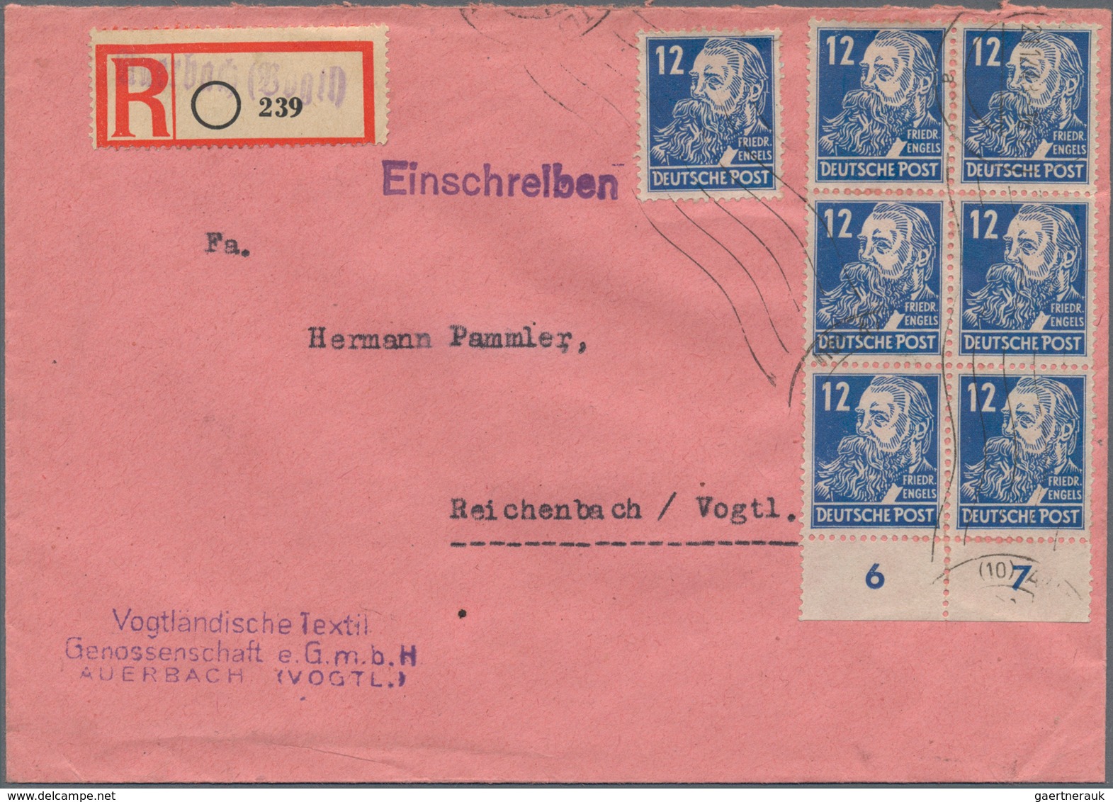 Sowjetische Zone: 1945/1949, Interessanter Posten Mit Ca.70 Belegen In Briefealbum, Dabei Bessere Be - Otros & Sin Clasificación