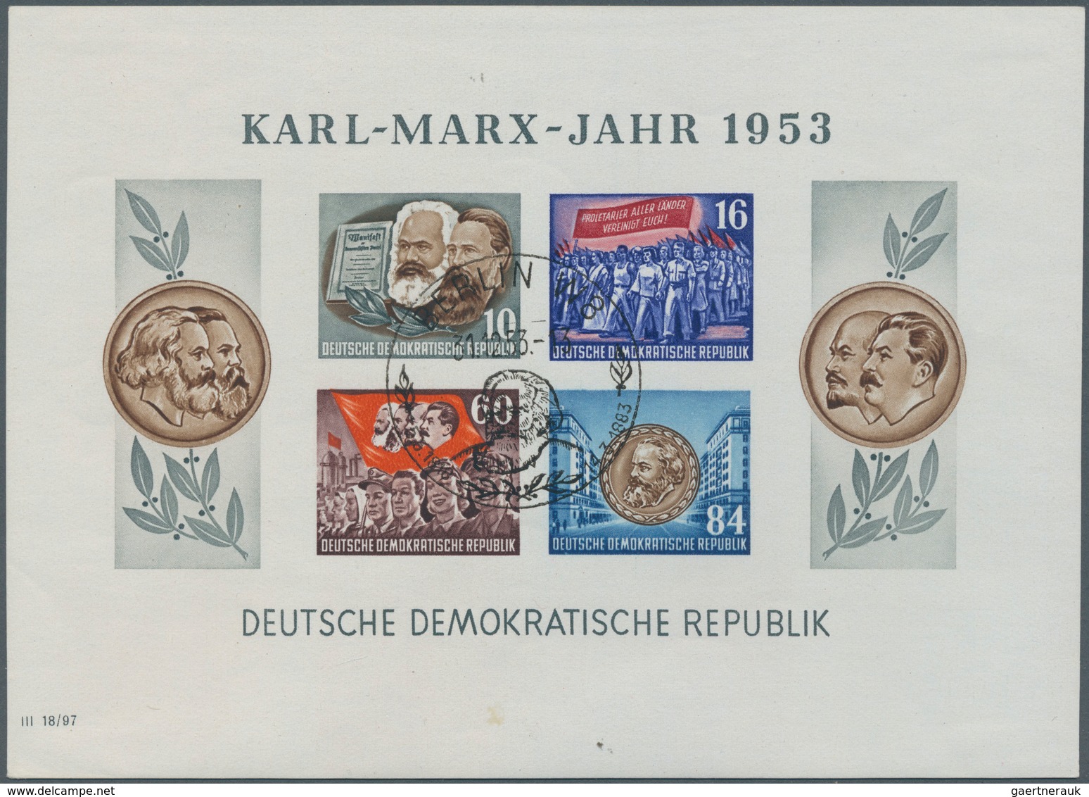 DDR: 1949/1970 (ca.), Partie Auf Auswahlseiten Mit Etlichen Guten Ausgaben Der Anfangsjahre, Dabei M - Sammlungen