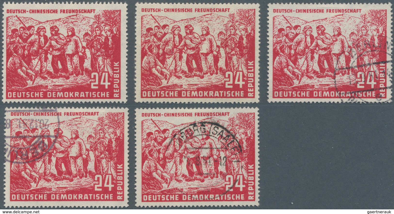 DDR: 1949/1970 (ca.), Partie Auf Auswahlseiten Mit Etlichen Guten Ausgaben Der Anfangsjahre, Dabei M - Sammlungen