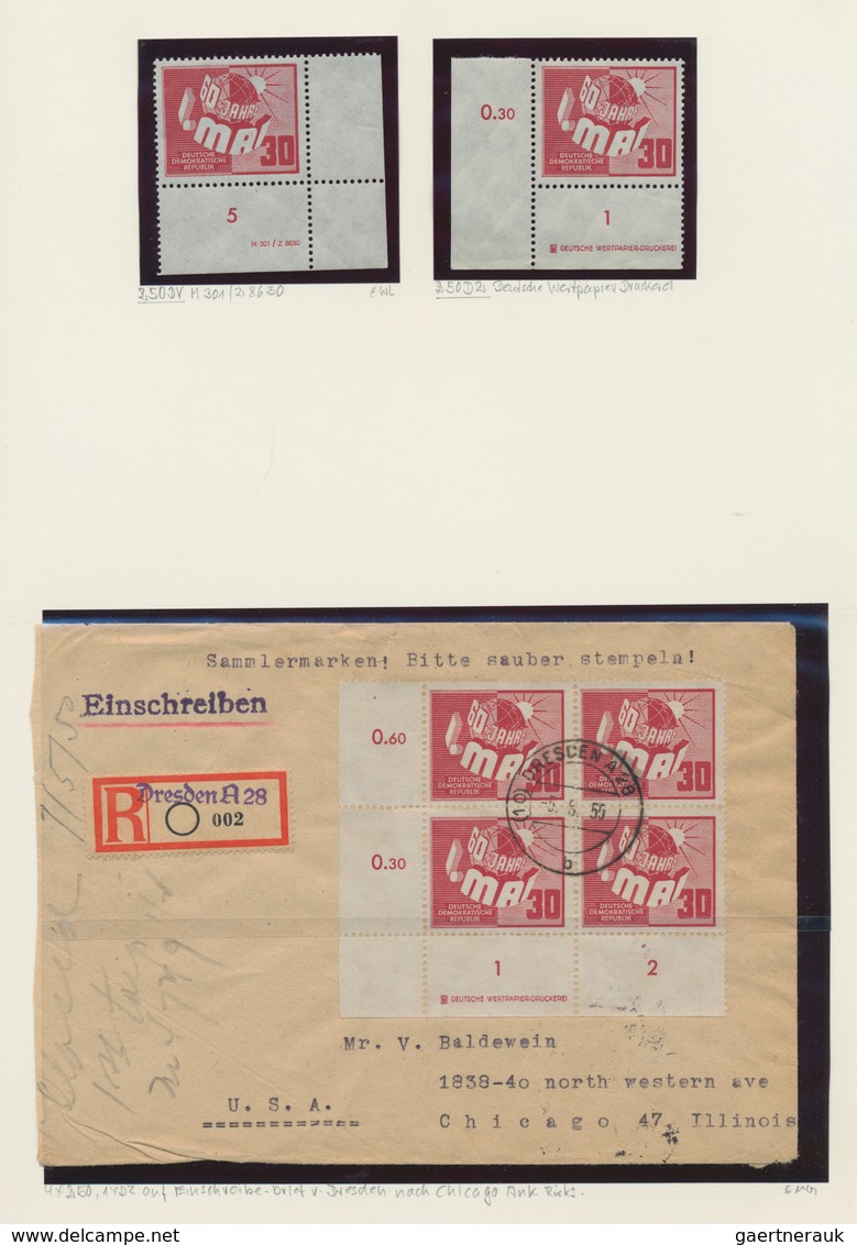 DDR: 1949/1990, Außergewöhnliche Sammlung In Neun Ringalben Sehr Individuell Und Lebhaft Gesammelt M - Collections