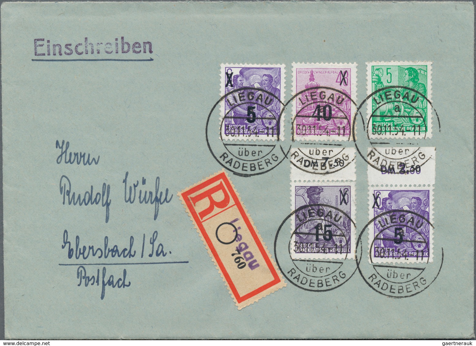 DDR: 1949/90 Ca. 450 Briefe, Drucksachen, Karten Und Paketkarten Aus Dem Täglichen Bedarf, Dabei Etw - Verzamelingen