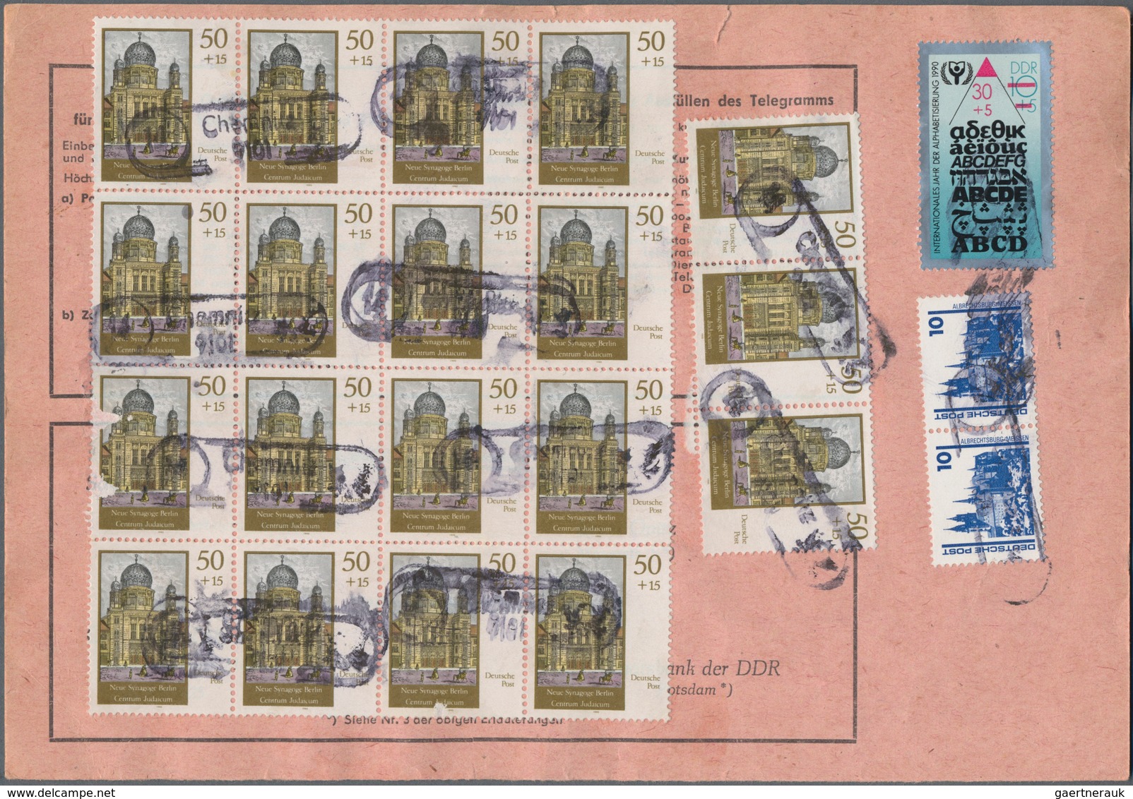 DDR: 1949/90 Ein Uriger Und Sehr Vielfältiger Posten Von Ca. 450 Belegen, Briefen, Karten Und Ganzsa - Sammlungen