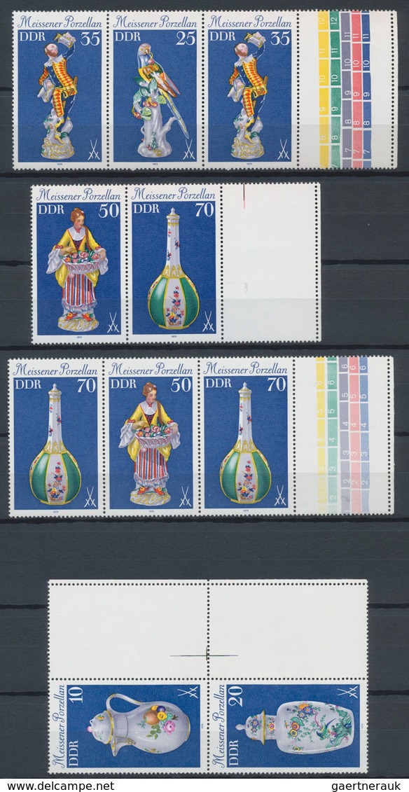 DDR - Zusammendrucke: 1954/90, umfangreiche Sammlung aller Zusammendrucke aus ZD-Bogen, Kleinbogen u
