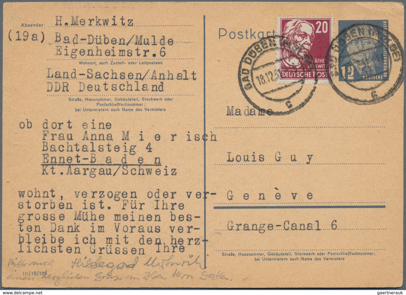 DDR - Ganzsachen: 1950/91 Bestand Von Ca. 430 Ungebrauchten Und Gebrauchten Ganzsachen, Dabei Karten - Andere & Zonder Classificatie