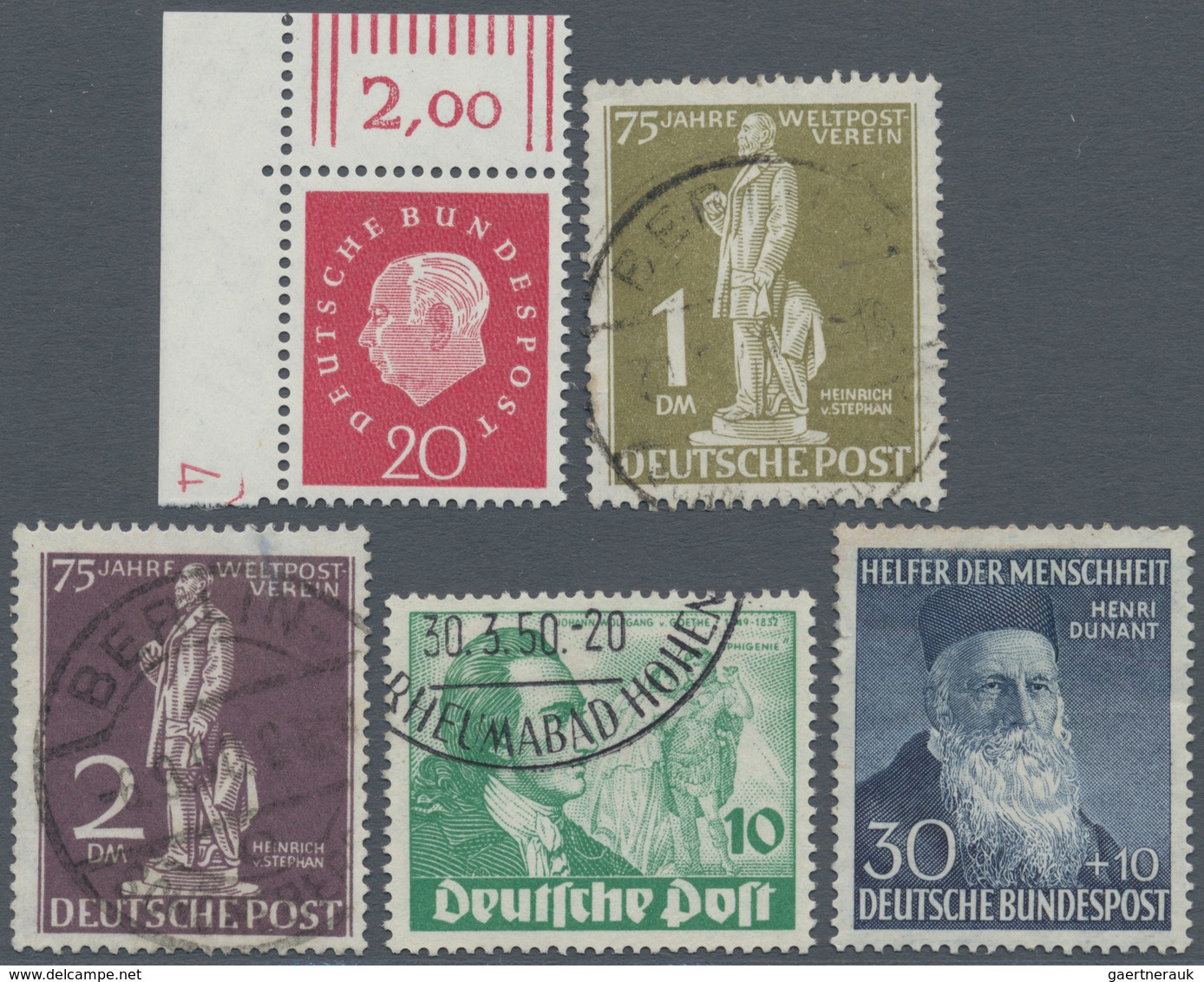 Bundesrepublik Und Berlin: 1949/1990, Umfangreicher Posten In 7 Alben Und In Kobra Kassetten. Dabei, - Verzamelingen