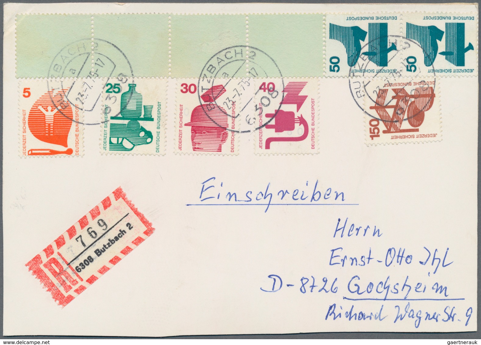 Bundesrepublik Und Berlin: 1965/1995, Vielseitiger Bestand Von Vorsichtig Geschätzt 1000+ Belegen, M - Verzamelingen