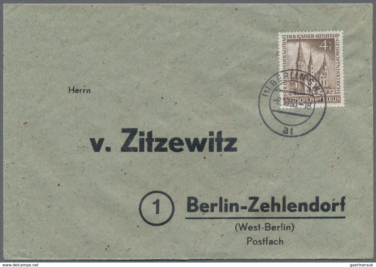 Berlin: 1850/1992 (ca.), fast nur bis 1955, vielseitige Partie von ca. 155 Belegen, dabei Dt.Reich-V