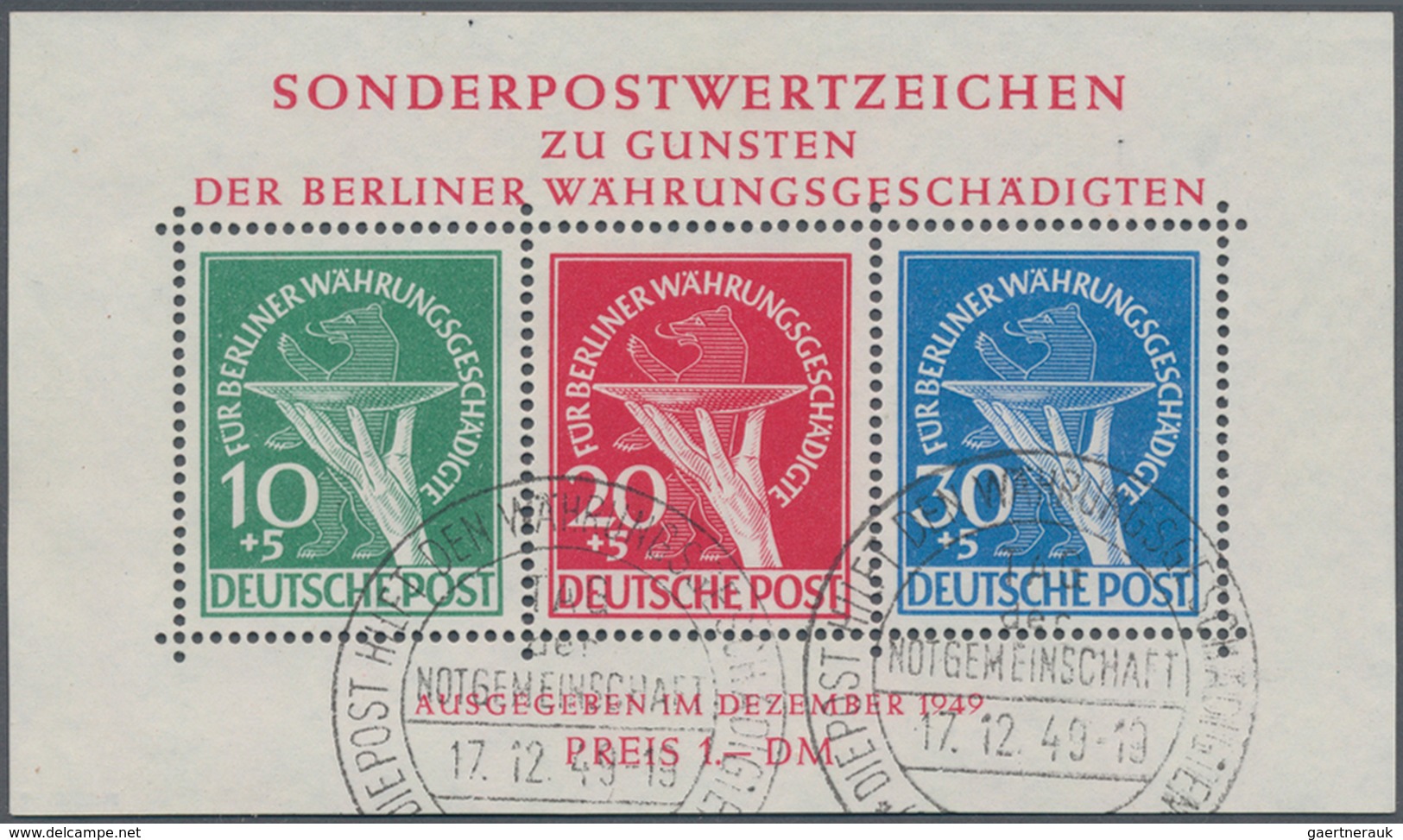 Berlin: 1948/1972, Gestempelte Sammlung Auf SAFE-Vordruckblättern In Den Hauptnummern Offensichtlich - Cartas & Documentos