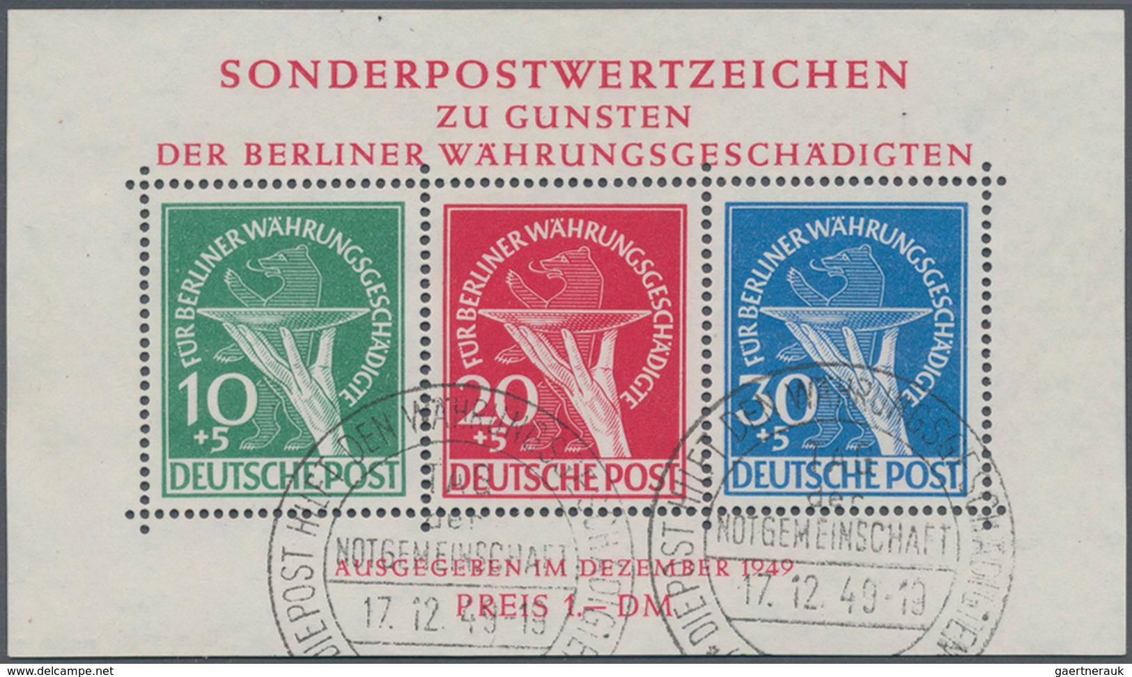 Berlin: 1948/1972, Gestempelte Sammlung Auf SAFE-Vordruckblättern In Den Hauptnummern Offensichtlich - Brieven En Documenten