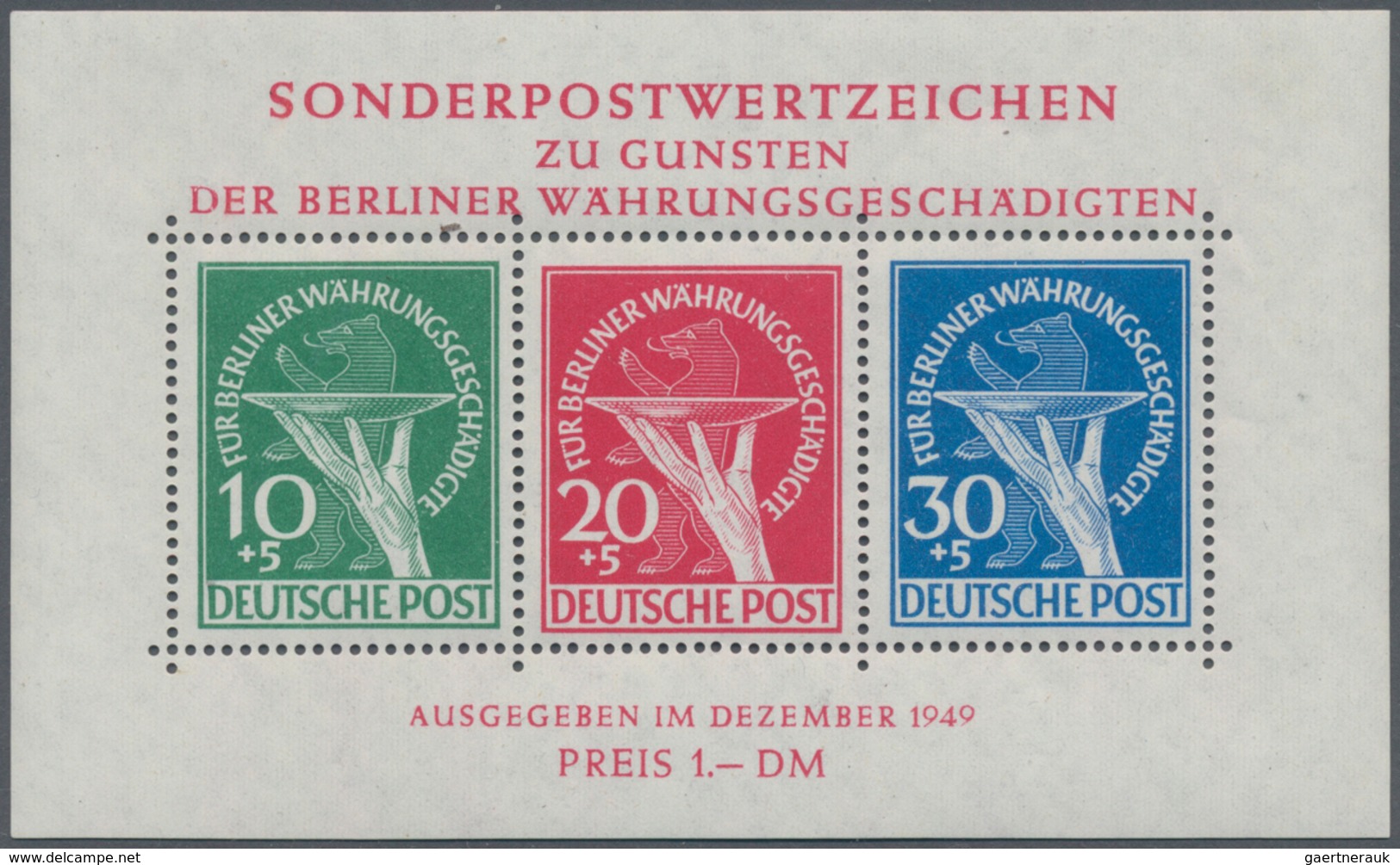 Berlin: 1948/1987 (ca.), Sammlung Mit Umfangreichen Dubletten In Acht Alben Dabei Viele Bessere Ausg - Briefe U. Dokumente