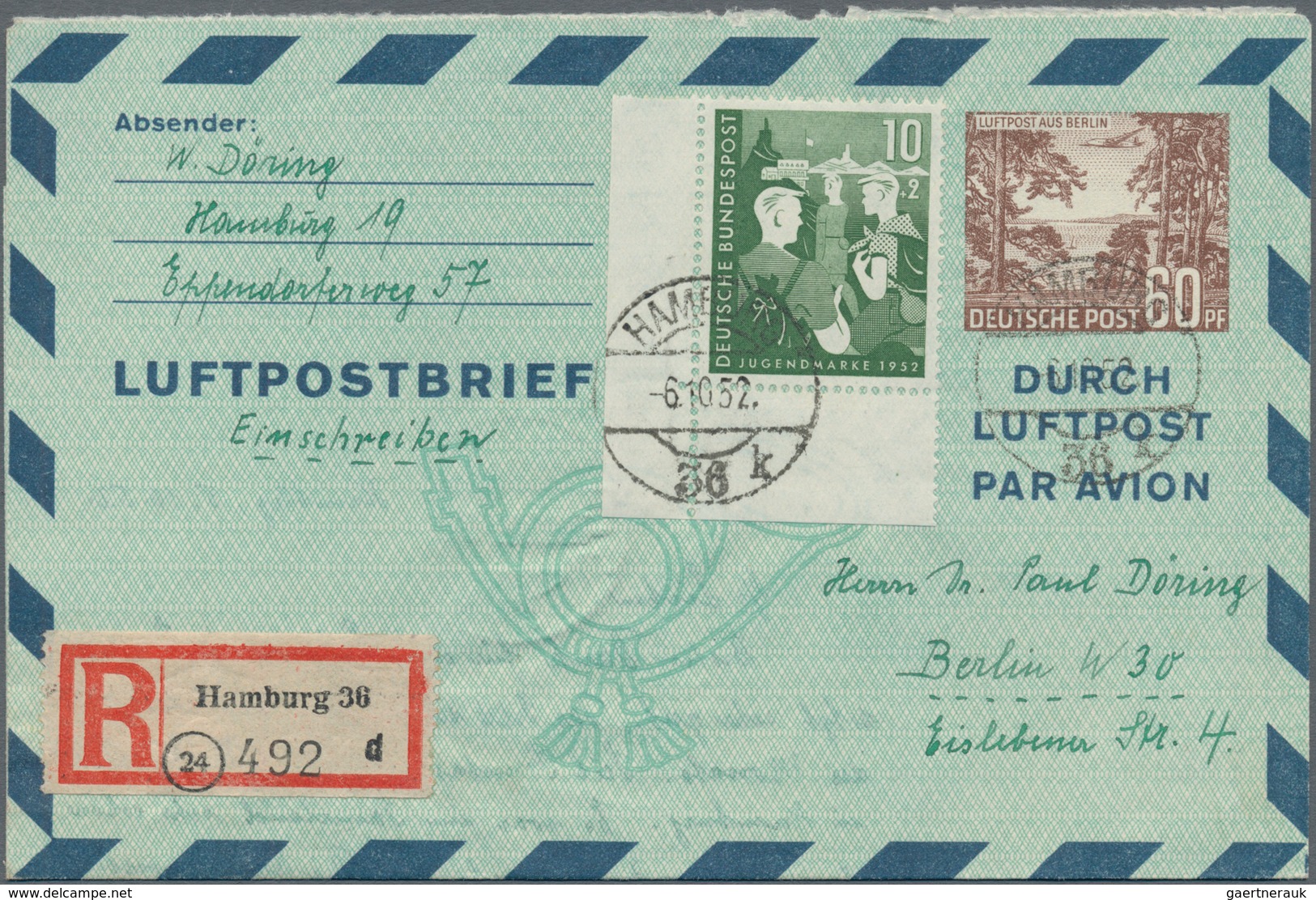 Berlin: 1948-1990, Partie Mit Rund 90 Zumeist Besseren Briefen Und Belegen, Dabei Auch Vorläufer, Mi - Cartas & Documentos