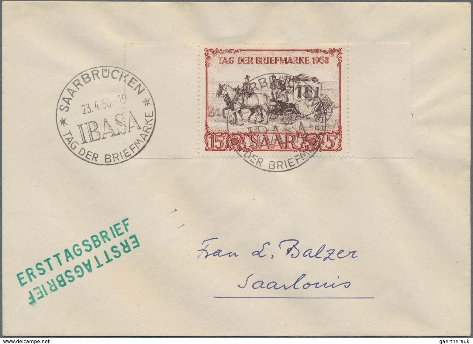 Saarland (1947/56): 1947/1959, Partie Von 33 Philatelistischen Belegen, Dabei Attraktive Frankaturen - Unused Stamps