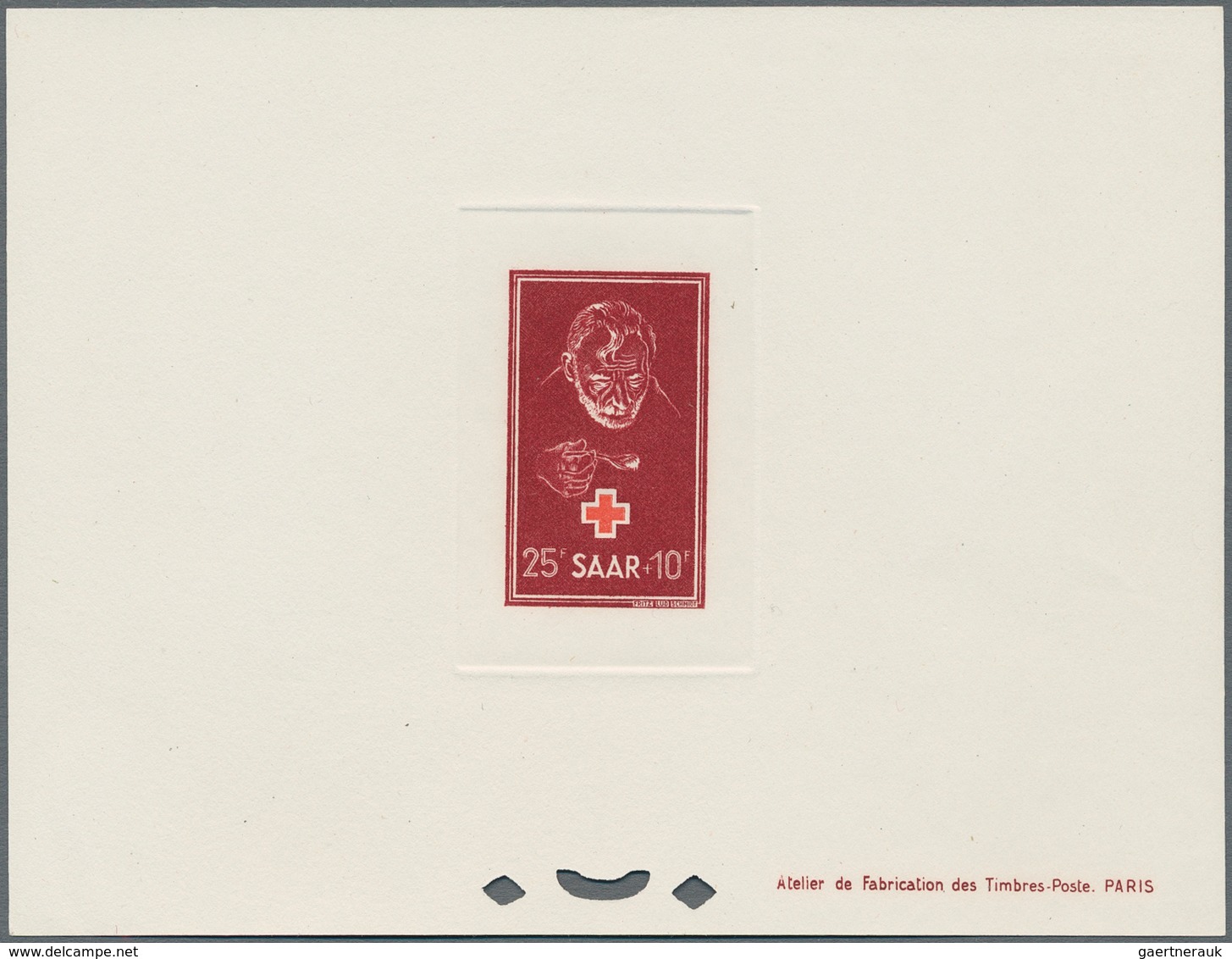 Saarland (1947/56): 1950/1955, Rotes Kreuz-Ausgaben, Lot Von Sechs Ministerblocks: MiNr. 292 (Auflag - Ungebraucht