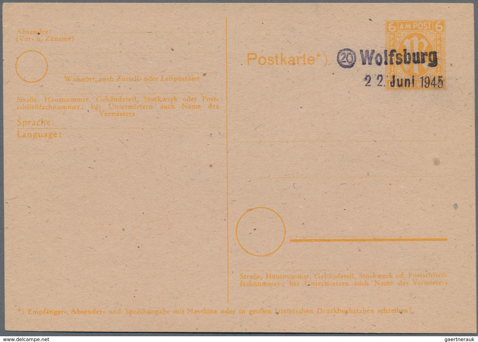 Bizone: 1945/1951, Vielseitige Partie Von Ca. 115 Briefen Und Karten Mit Frankaturen AM-Post, Band/N - Sonstige & Ohne Zuordnung