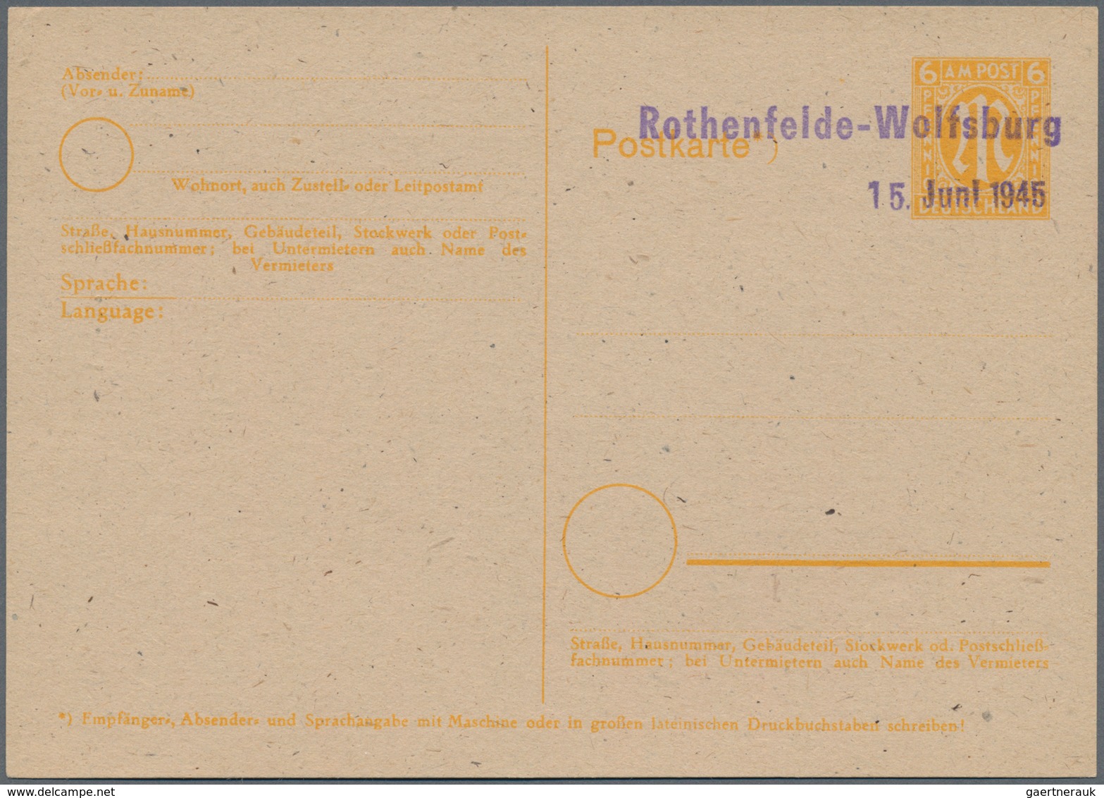 Bizone: 1945/1951, Vielseitige Partie Von Ca. 115 Briefen Und Karten Mit Frankaturen AM-Post, Band/N - Andere & Zonder Classificatie