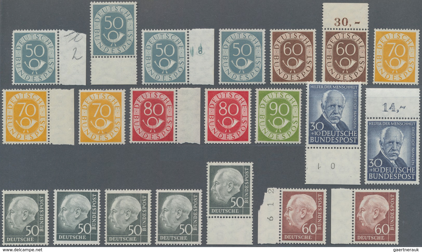 Bundesrepublik Deutschland: 1949/2019, Umfangreicher Dublettenposten In 32 Einsteckalben Und 6 Holzk - Sammlungen
