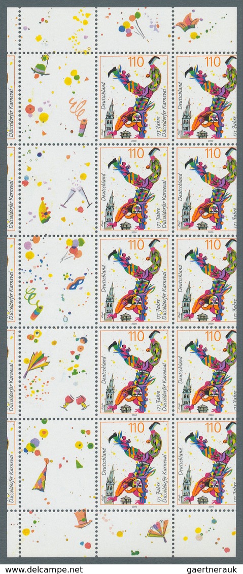 Bundesrepublik Deutschland: Ab 1949 Schachtel Mit Abarten Und Fehldrucken,etc., Dabei Z.B. Bund 113 - Collections