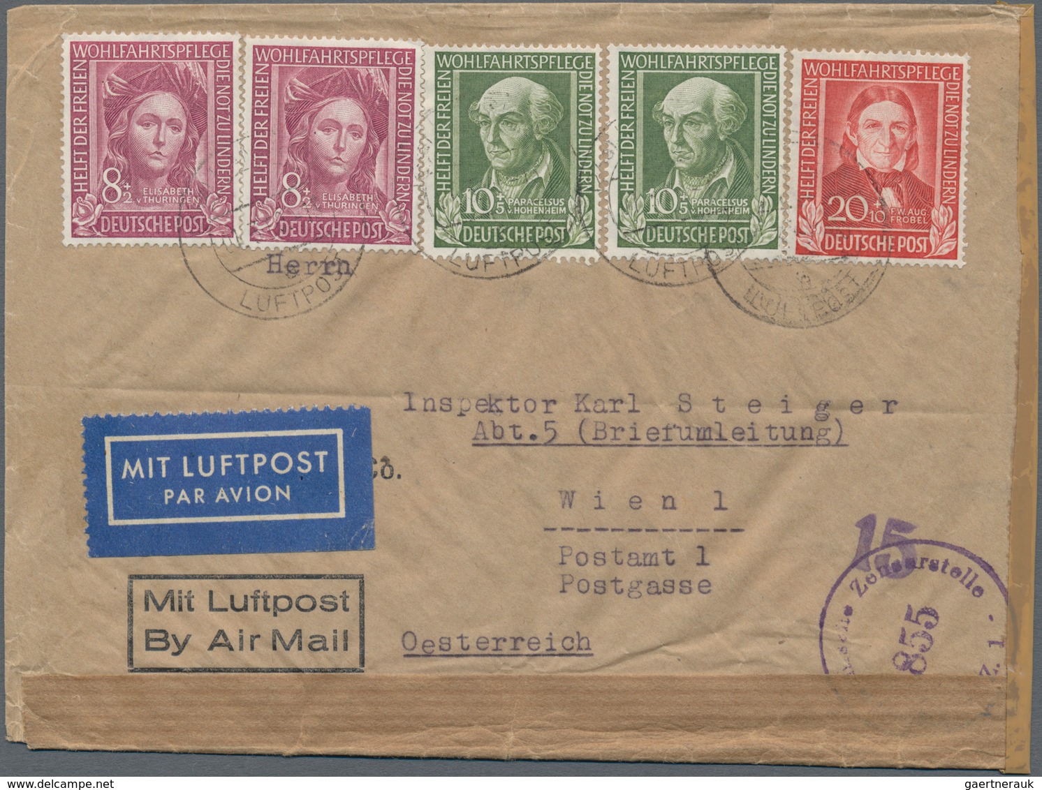 Bundesrepublik Deutschland: 1950-1990, Partie Mit Geschätzt 1.000 Briefen Und Belegen, Dabei Viele H - Verzamelingen