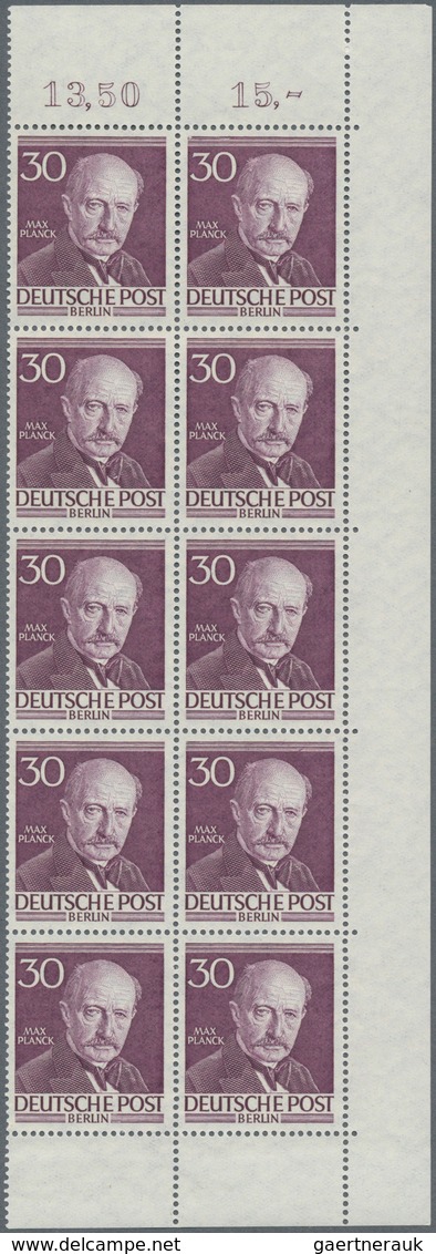 Bundesrepublik Und Berlin: 1953/1990 Ca., Sehr Umfangreicher Postfrischer Sammlungsbestand In über 5 - Collections