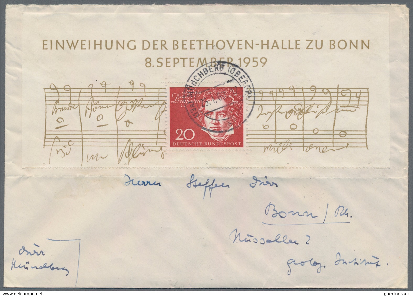 Bundesrepublik Deutschland: 1953/1960, Partie Von 62 Briefen/Karten Mit Sondermarken-Einzel- Und Meh - Colecciones