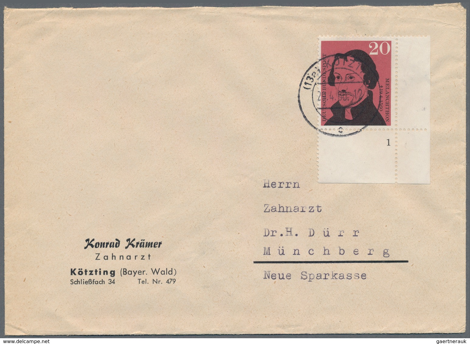 Bundesrepublik Deutschland: 1953/1960, Partie Von 63 Briefen/Karten Mit Sondermarken-Einzel- Und Meh - Colecciones
