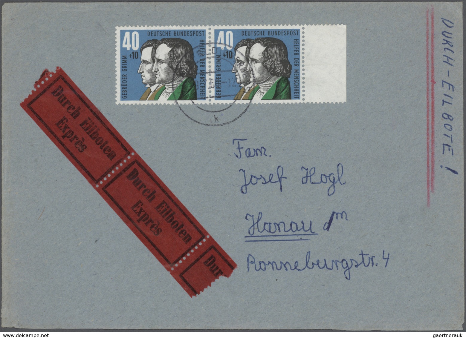 Bundesrepublik Deutschland: 1954/1959, Vielseitige Sammlung Von Ca. 340 Briefen Und Karten Mit Sonde - Verzamelingen