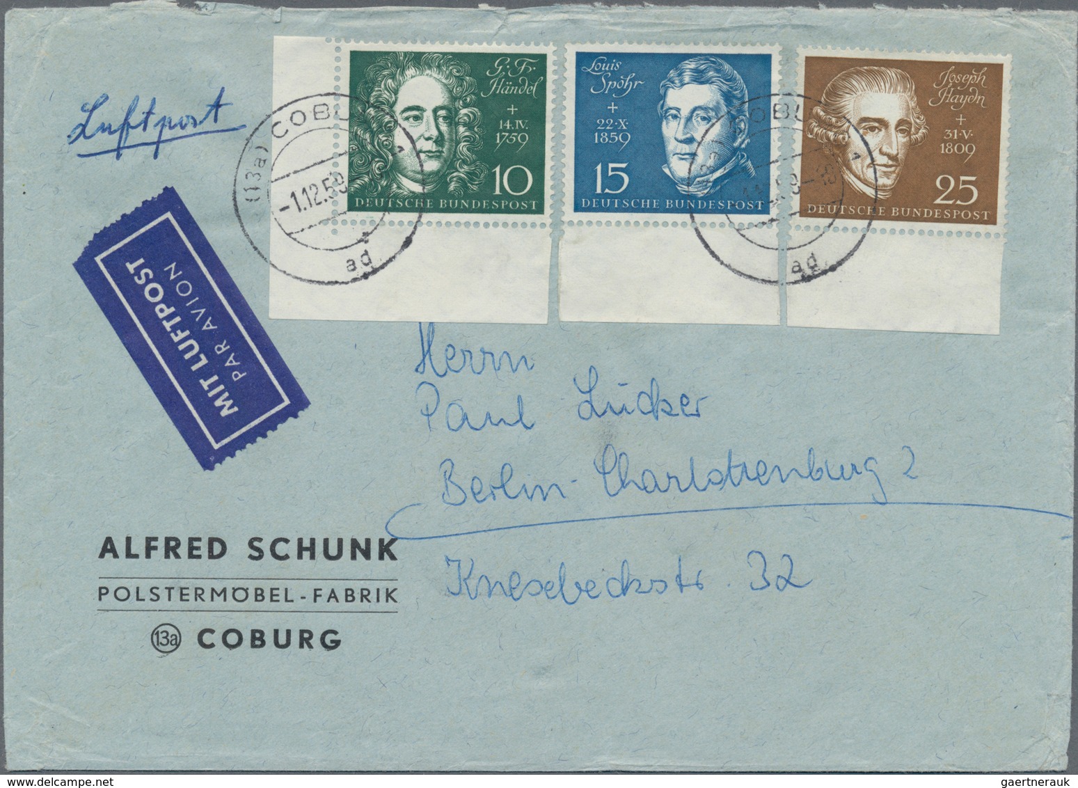 Bundesrepublik Deutschland: 1959/1964, Beethoven-Block Und Widerstandskämpfer-Block, Außergewöhnlich - Verzamelingen