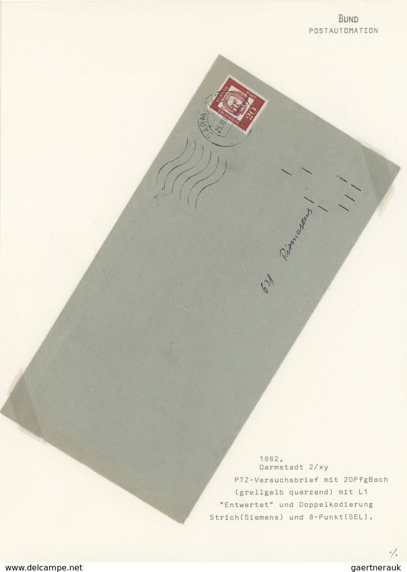 Bundesrepublik Deutschland: 1960/1978, Spezialsammlung Von über 90 Belegen (sowie Einigen Marken Und - Verzamelingen