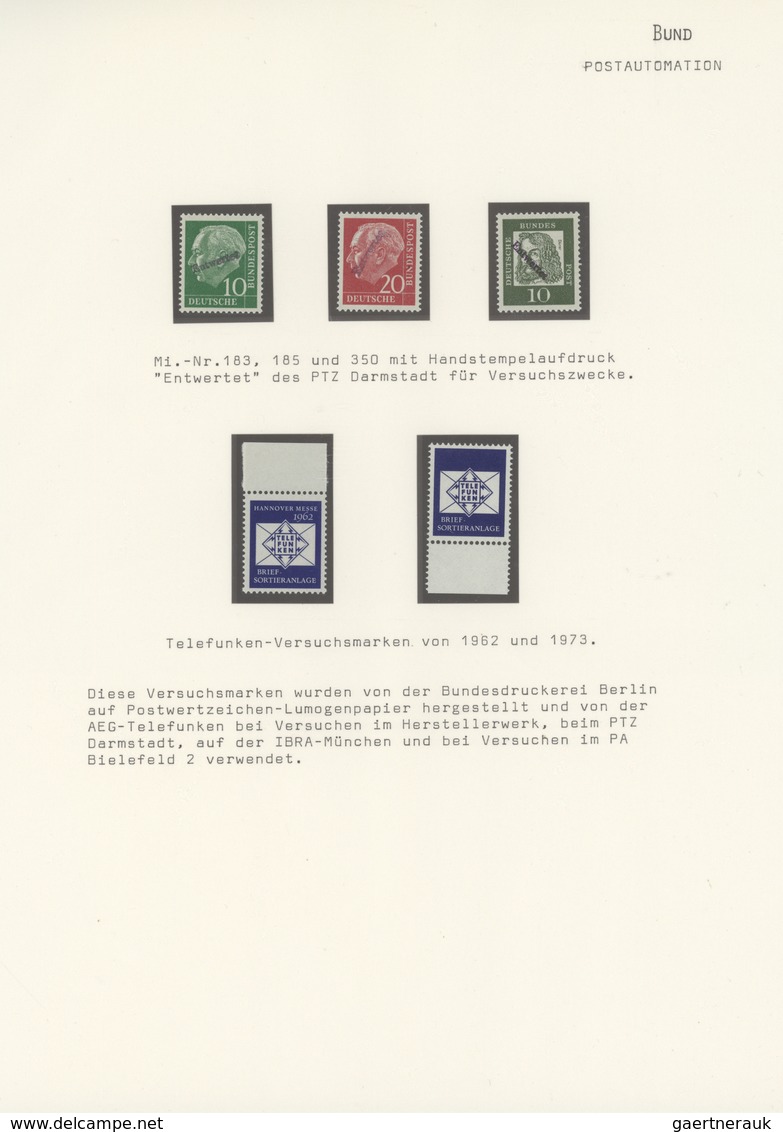 Bundesrepublik Deutschland: 1960/1978, Spezialsammlung Von über 90 Belegen (sowie Einigen Marken Und - Colecciones