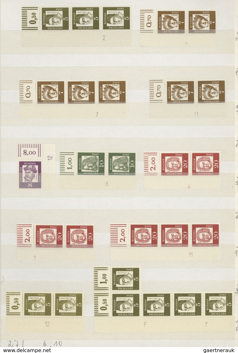 Bundesrepublik Deutschland: 1961, Bedeutende Deutsche, Postfrische Sammlung Von 31 Nur Verschiedenen - Colecciones