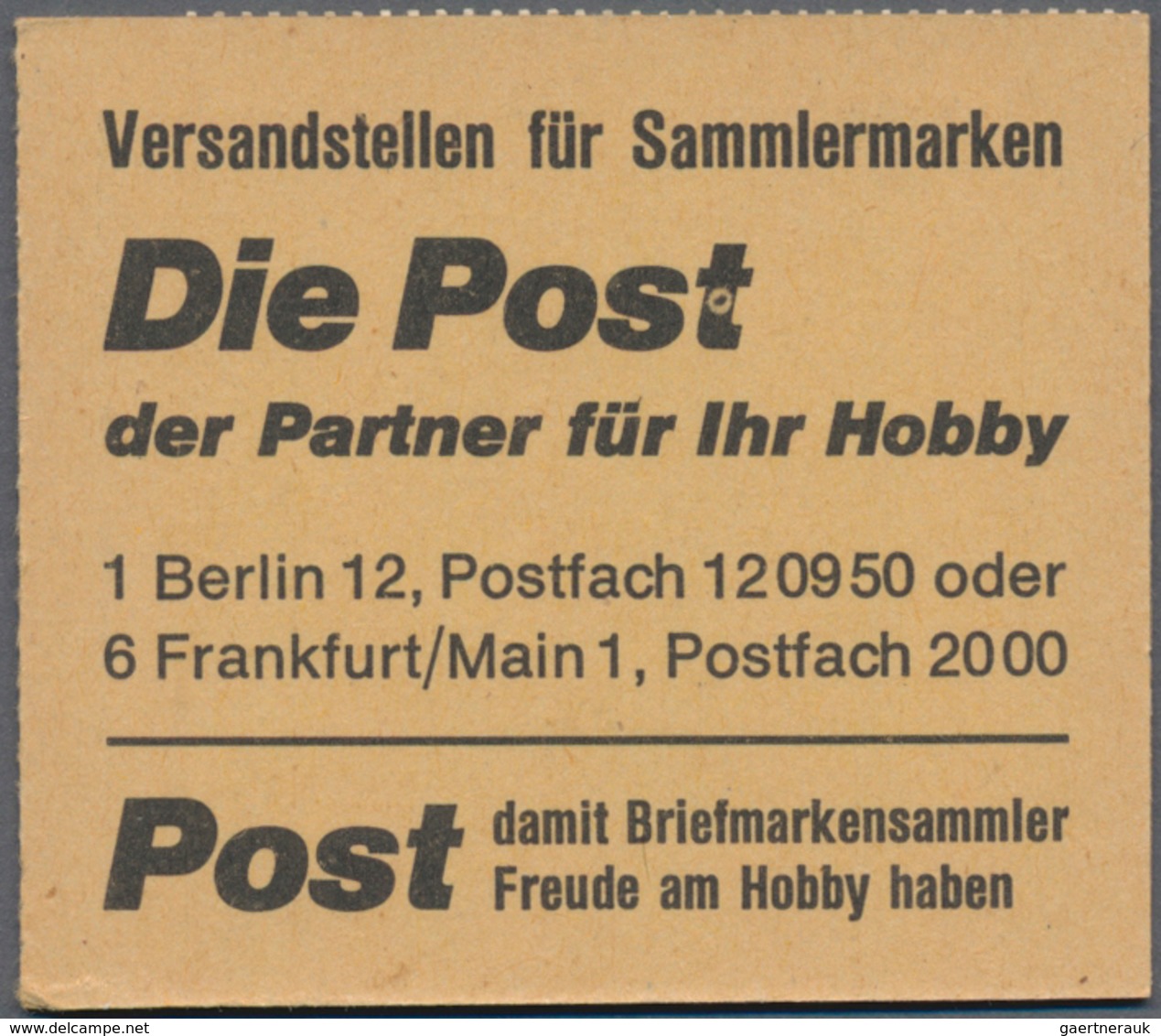 Bundesrepublik - Markenheftchen: 1972/1996 (ca.), Bestand Von Ca. 500 Markenheftchen Bund Und Berlin - Otros & Sin Clasificación