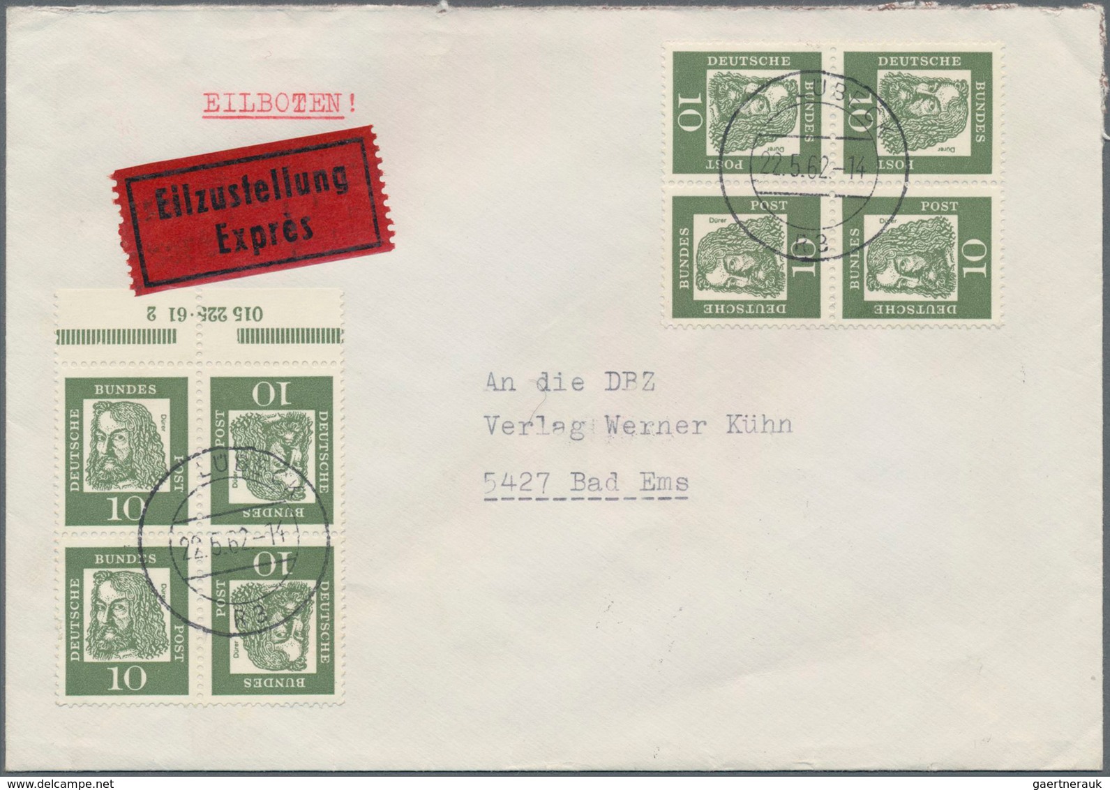 Bundesrepublik - Zusammendrucke: 1962/1981, Partie Von 14 Briefen Und Karten (meist Gelaufen, Oft Ei - Se-Tenant