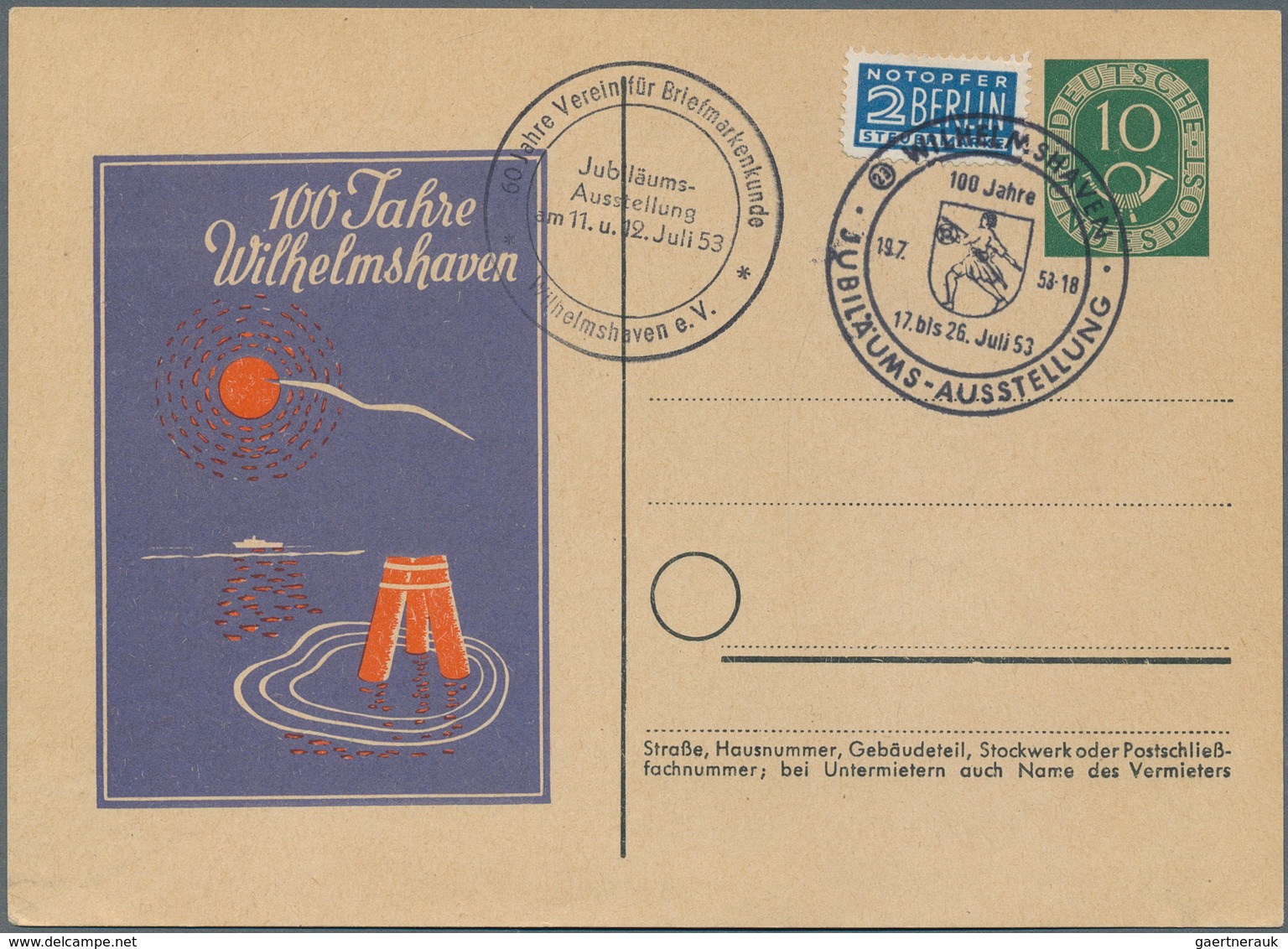 Bundesrepublik - Ganzsachen: 1953/2000 Sammlung Ca. 369 Privatganzsachen Meist Umschläge Und Aerogra - Andere & Zonder Classificatie