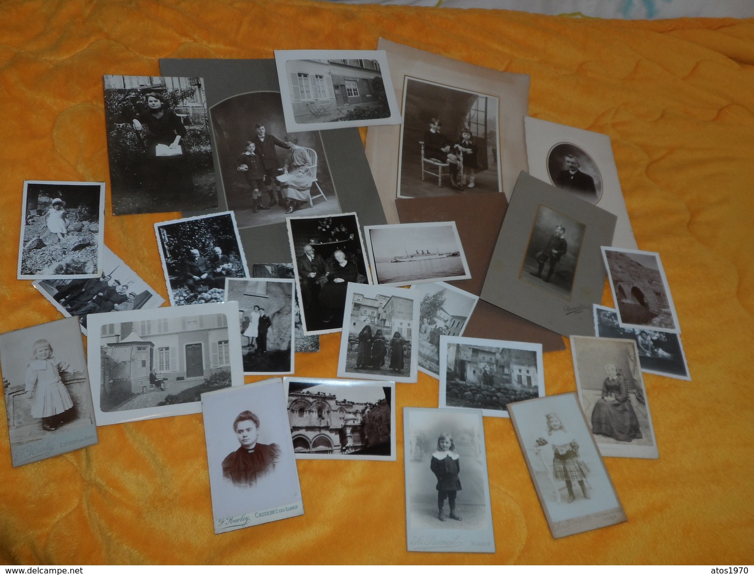 LOT DE 23 PHOTOS DIVERSES TOUTES EPOQUES, PORTRAIT, LIEU.... - Autres & Non Classés