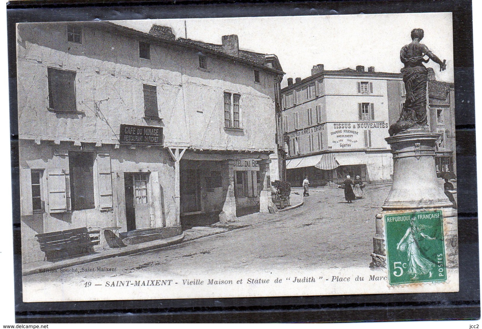 72 - SAINT-MAIXENT - Vieilles Maisons - Statue De Judith - Autres & Non Classés