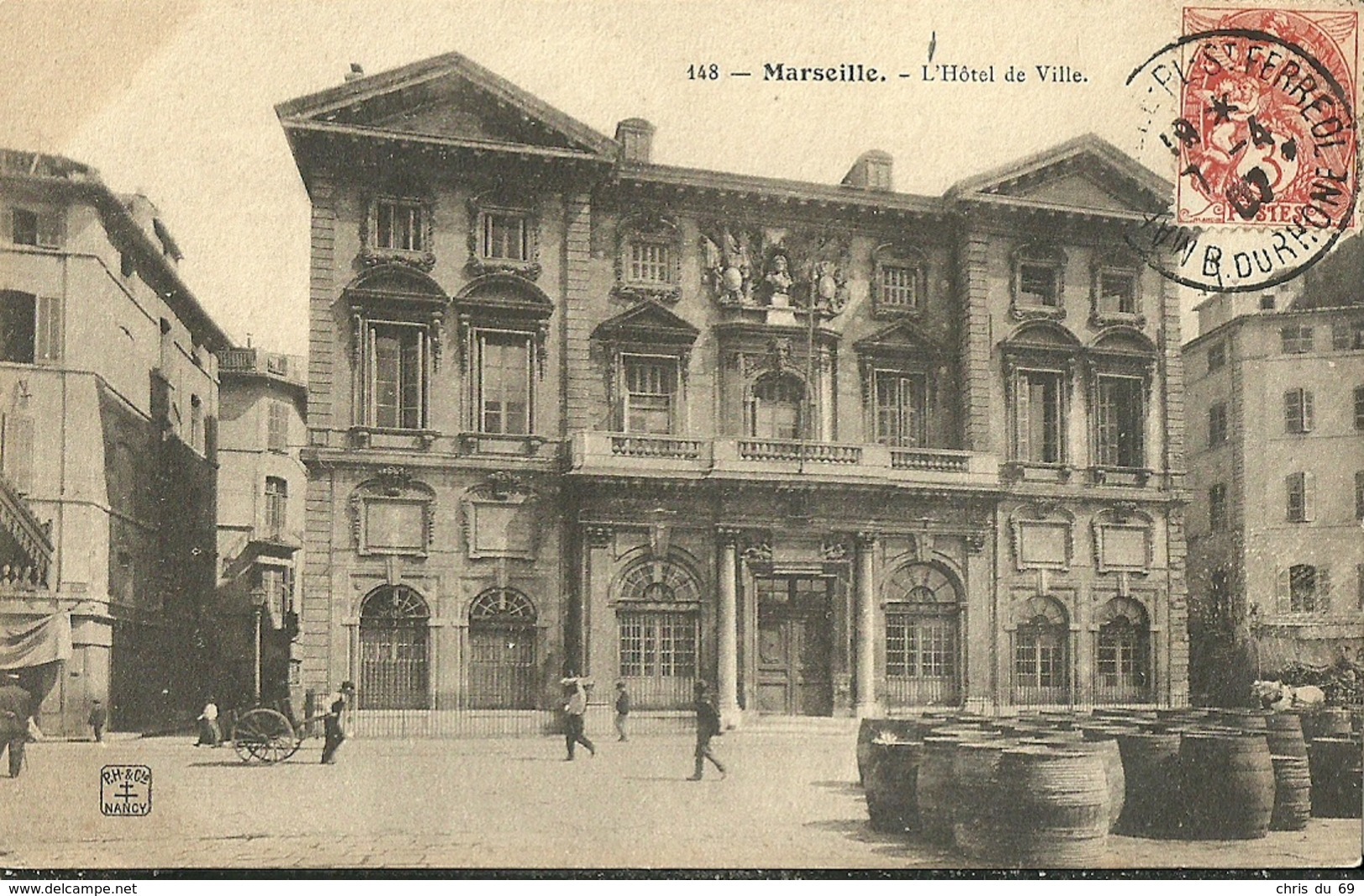 Marseille L Hotel De Ville - Monuments