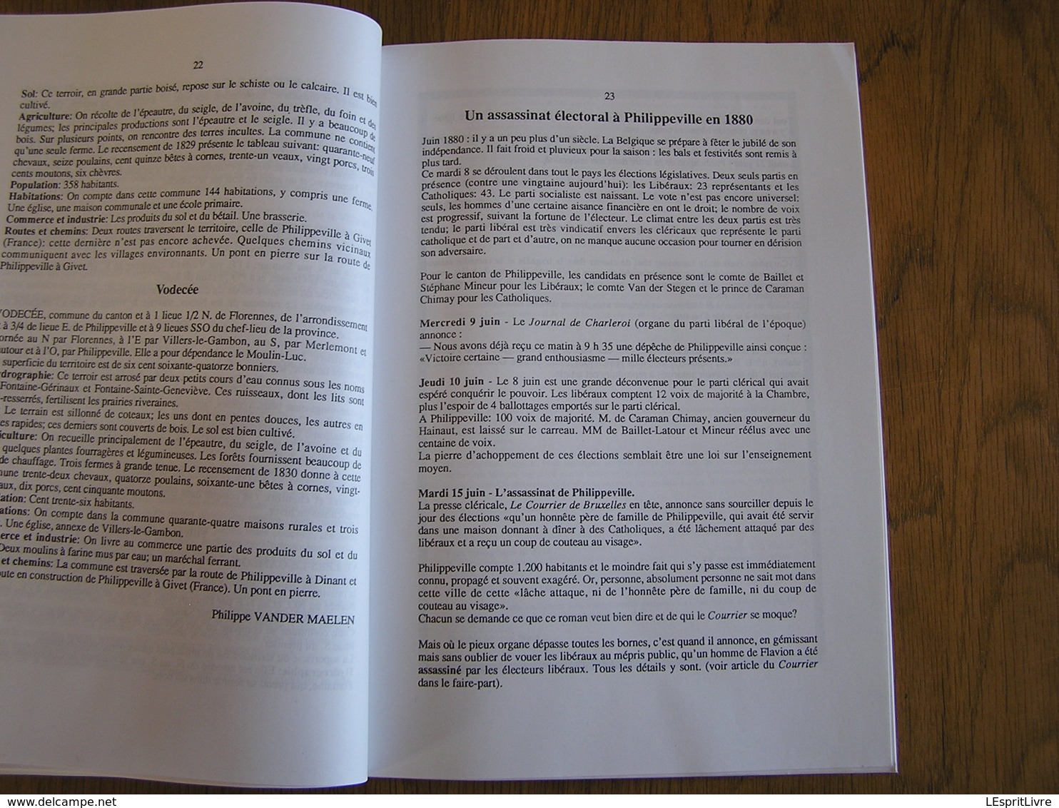 L' ENTITE DE PHILIPPEVILLE VUE PAR (3) Régionalisme Jamagne Guerre 14 18 Combattants Prisonniers Institut Notre Dame