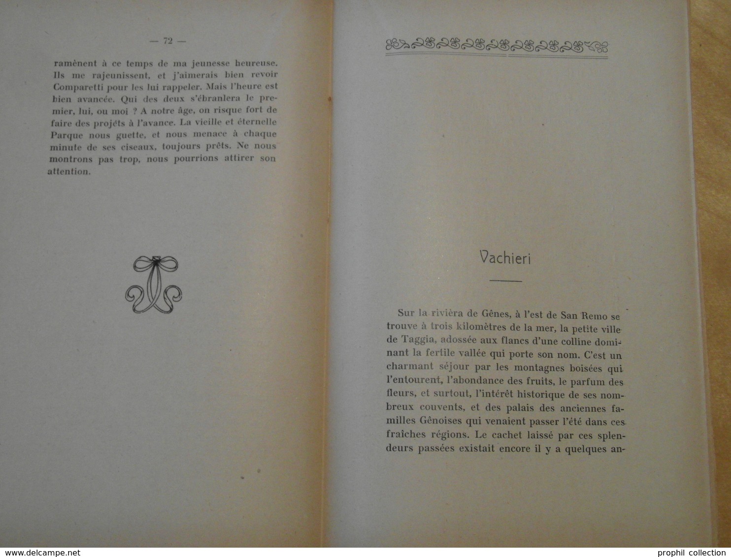 LIVRE " ESQUISSES ET SOUVENIRS " de PHILIBERT FLORENCE - AVEC GRAVURES HORS TEXTE (NICE 1923)